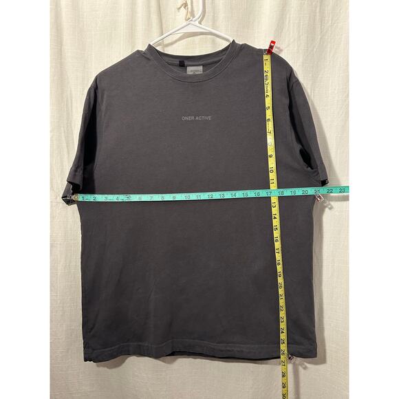 Oner Active Gray 100% Cotton T-Shirt Size Small - Picture 6 of 6